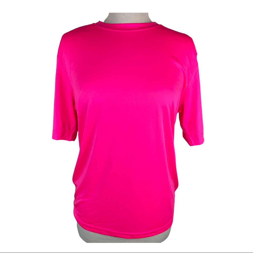 SportTek Neon Pink Athletic T Shirt